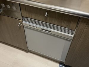 兵庫キッチン取付け隊　シンク下食洗機リフォーム　施工後